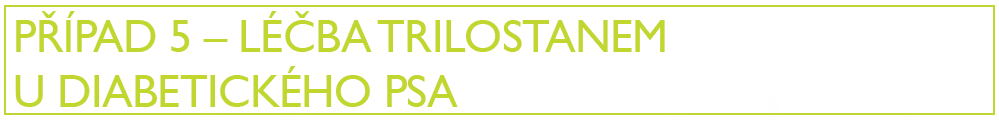 lecba trilostanem u diabetickeho psa