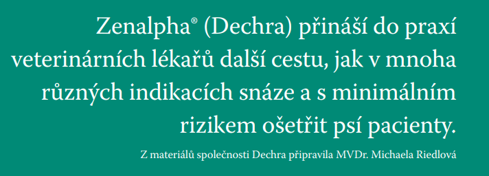 zenalpha absolutni inovace v sedaci veterina 2